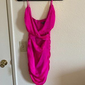 Hot pink dress